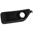 Front, Driver and Passenger Side Fog Light Trims, Textured Black