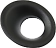 Front, Passenger Side Fog Light Trim, Textured Black