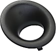 Front, Passenger Side Fog Light Trim, Textured Black