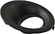 Front, Passenger Side Fog Light Trim, Textured Black