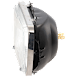 1990 Jeep Wagoneer - Driver or Passenger Side Halogen Headlight, With bulb(s), 5 x 7 in. Size, OE Comparable Finish