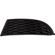 Front, Driver Side Fog Light Cover, Textured Black