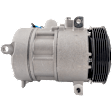 A/C Compressor, With Clutch, 6-Groove Pulley
