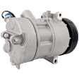 A/C Compressor, With Clutch, 6-Groove Pulley