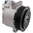 A/C Compressor, With Clutch, 6-Groove Pulley