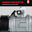 A/C Compressor, With Clutch, 6-Groove Pulley
