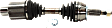 Front, Driver or Passenger Side Axle Assembly, 4WD