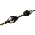 Front, Driver Side Axle Assembly, FWD/AWD, AWD/FWD