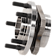 Front, Driver or Passenger Side Wheel Hub, With Bearing, 5 x 4.5 in. Bolt Pattern