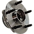 Front, Driver or Passenger Side Wheel Hub, With Bearing, With Sensor, 5 x 5.5 in. Bolt Pattern, 4WD