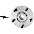Rear, Passenger Side Wheel Hub, With Bearing, 5 x 5 in. Bolt Pattern