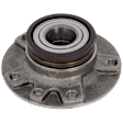 Rear, Driver or Passenger Side Wheel Hub, With Bearing, 5 x 4.33 in. Bolt Pattern