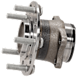 Rear, Passenger Side Wheel Hub, With Bearing, 5 x 4.5 in. Bolt Pattern, AWD