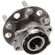 Rear, Passenger Side Wheel Hub, With Bearing, 5 x 4.5 in. Bolt Pattern, AWD