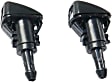 Driver and Passenger Side Windshield Washer Nozzles