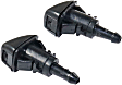 Driver and Passenger Side Windshield Washer Nozzles
