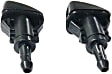 Driver and Passenger Side Windshield Washer Nozzles