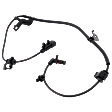 Rear, Driver Side ABS Speed Sensor, Blade Type, Wheel Mounted, With Wire Harness