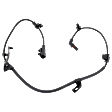 Rear, Driver Side ABS Speed Sensor, Blade Type, Wheel Mounted, With Wire Harness