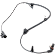 Rear, Passenger Side ABS Speed Sensor, Blade Type, Wheel Mounted, With Wire Harness