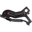 Rear, Passenger Side ABS Speed Sensor, Blade Type, Wheel Mounted, With Wire Harness