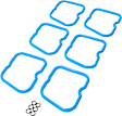 Valve Cover Gasket, 6 Cyl., 5.9L Engine, Rubber Material, with Grommets