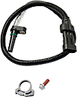 Speed Sensor, 6 Cyl., 6.7L Engine, With 2-Prong Pin Male Terminal and 1-Female Connector