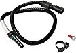 Speed Sensor, 6 Cyl., 6.7L Engine, With 2-Prong Pin Male Terminal and 1-Female Connector
