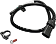 Speed Sensor, 6 Cyl., 6.7L Engine, With 2-Prong Pin Male Terminal and 1-Female Connector