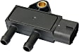 Differential Pressure Sensor, 6 Cyl., 6.7L Engine, Blade Type, Female Connector, 3-prong Male Terminal, Includes Bracket