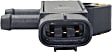 Differential Pressure Sensor, 6 Cyl., 6.7L Engine, Blade Type, Female Connector, 3-prong Male Terminal, Includes Bracket