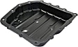 Transmission Pan, Black, Steel