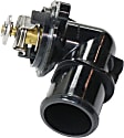 2014-2021 Jeep Grand Cherokee - Thermostat Housing - Black, Direct Fit, Sold individually, Gas, Includes Sensor and Gasket