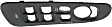Front, Driver Side Window Switch Bezel