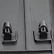 Non-wrap, Driver Side Bed Rail Cap, Black, Plastic, 6 Ft. Bed