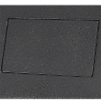 Non-wrap, Driver Side Bed Rail Cap, Black, Plastic, 6 Ft. Bed