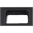 Non-wrap, Bed Rail Cap, Black, Plastic, Driver Side, Crew Cab Pickup, 6 Foot Bed