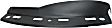 Dash Cover, Black, Molded; Overlay Over Factory Dash