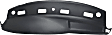 Dash Cover, Black, Molded; Overlay Over Factory Dash