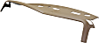 Molded; Overlay Over Factory Dash ABS Thermoplastic Saddle Tan Dash Cover Overlay, installs over your Cracked or Damaged Dashboard, RTV Adhesive