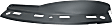 2002-2005 Dodge Ram 1500 - Dash Cover, Graphite Gray, Molded; Overlay Over Factory Dash