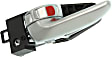 Front Or Rear, Driver Side Silver Interior Door Handle