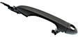 Front, Driver Side Primed Exterior Door Handle, With Key Hole