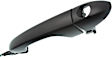 Front, Driver Side Primed Exterior Door Handle, With Key Hole