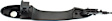 Front, Driver Side Primed Exterior Door Handle, With Key Hole