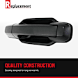 Front, Driver Side Primed Exterior Door Handle, With Key Hole