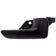 Front, Passenger Side Textured Black Interior Door Handle