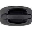 Front, Passenger Side Exterior Door Handle, Textured Black, Without Key Hole, Base Model