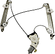 Front, Passenger Side Power Window Regulator, With Motor