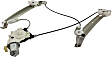 Front, Driver Side Power Window Regulator, With Motor
